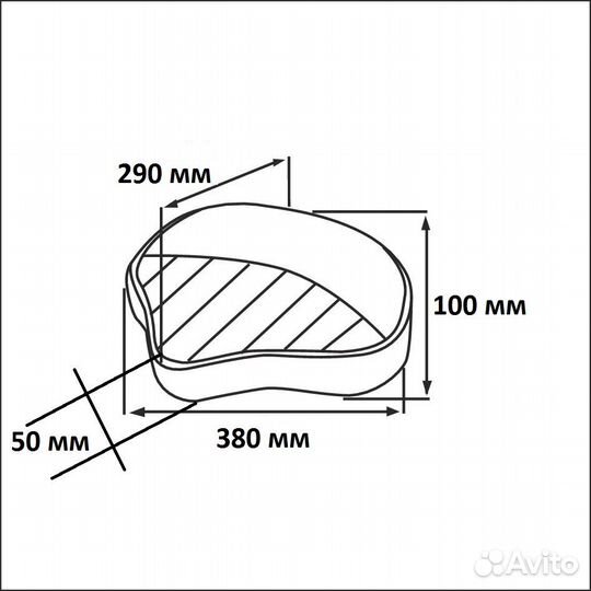 Сиденье Pro Casting Seat, синее 75104B Newstarmari