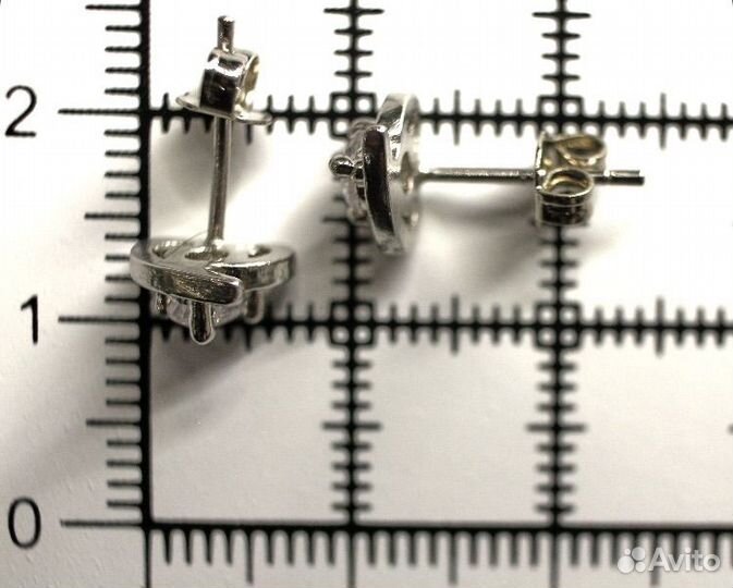 Серьги Сердечки