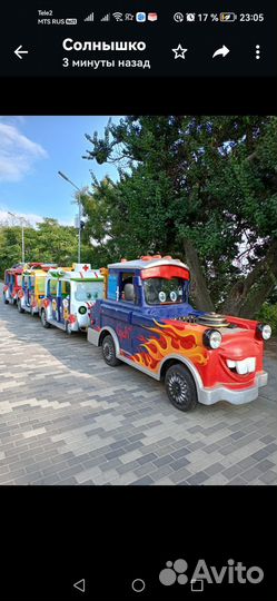Водитель оператор детский паровозик