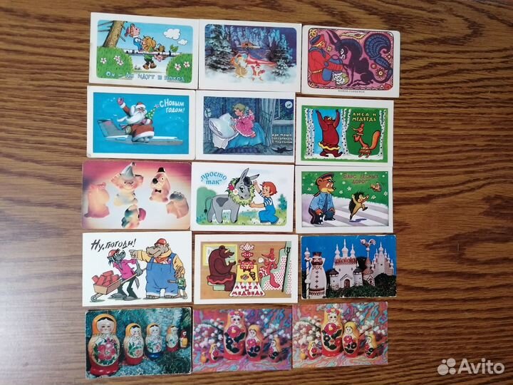 Календарики Мультики, Новый год,дракончики, змейки