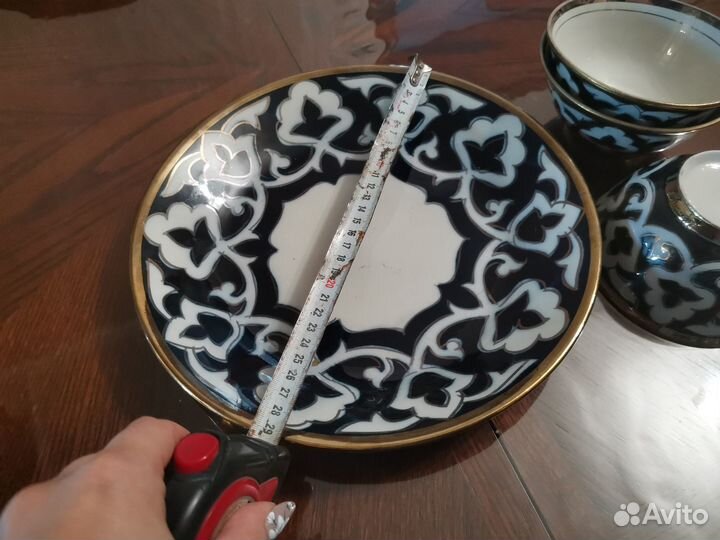 Блюдо+пиалы 