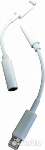 Переходник для Apple (lighting) - гнездо для наушн