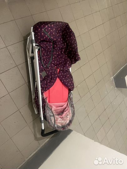 Детские санки коляска на колесах