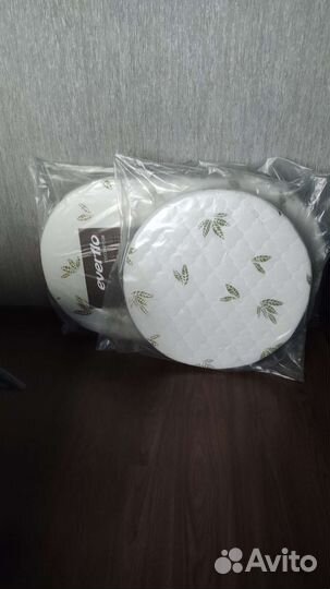 Детский матрас в круглую кроватку (2шт)