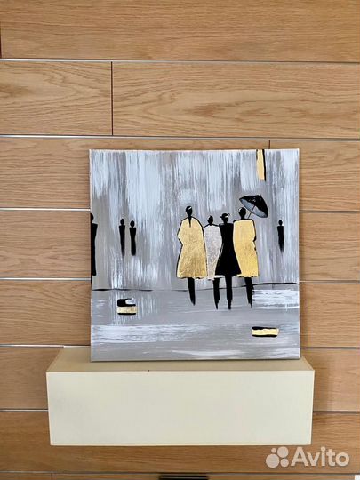 Интерьерная Картина «Золотые люди»