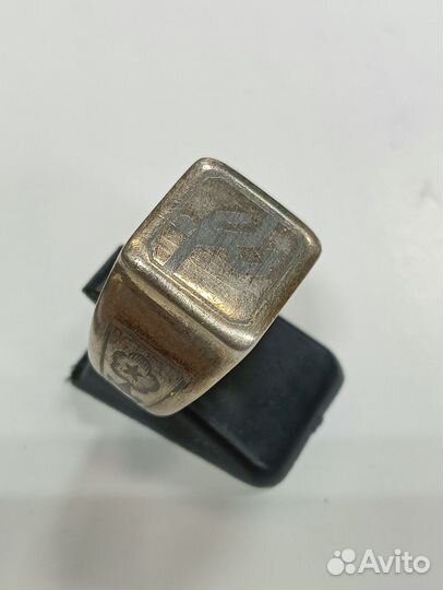 Перстень серебро СССР олимпиада футболист