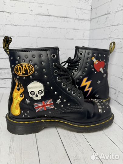 Ботинки Dr. Martens Rock & Roll Black Smooth