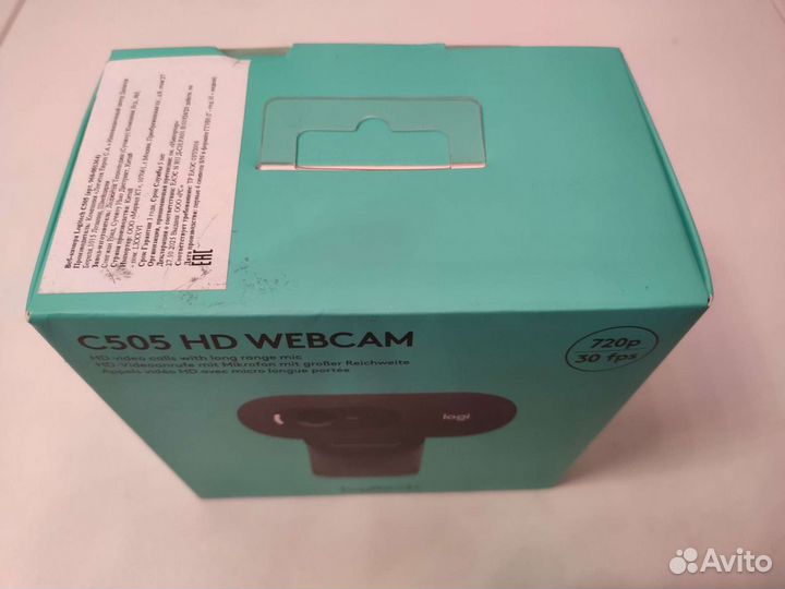 Веб-камера web cam Logitech C505 HD p720