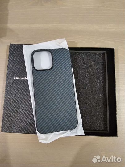 Карбоновый чехол iPhone 13 pro max magsafe