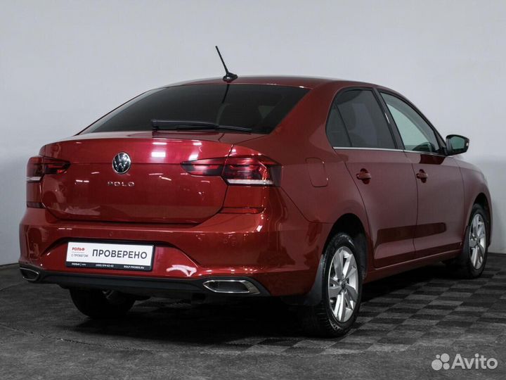 Volkswagen Polo 1.6 AT, 2021, 72 800 км