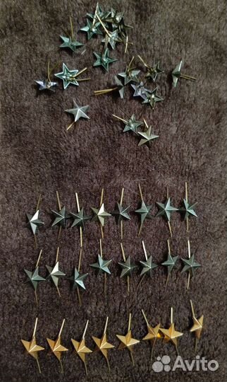 Кокарды, петлицы, звезды, шевроны, погоны