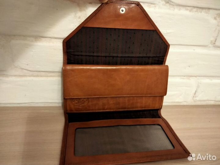 Портмоне женс кошелек Talip винтаж 1990е Кожа нат