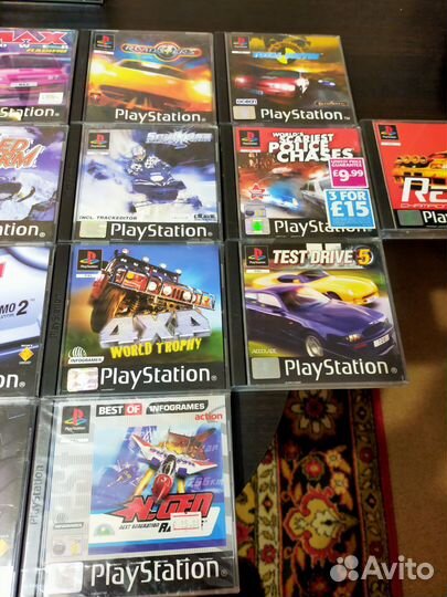 Игры Sony PlayStation 1 лицензия. Гонки