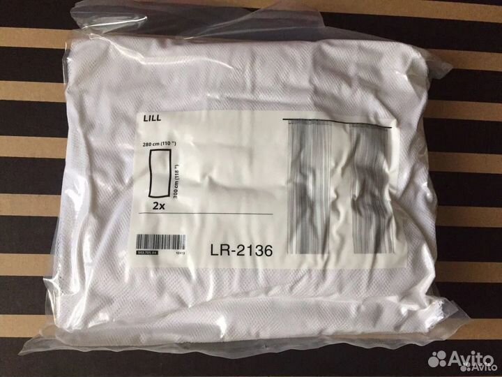 Тюль IKEA лилль