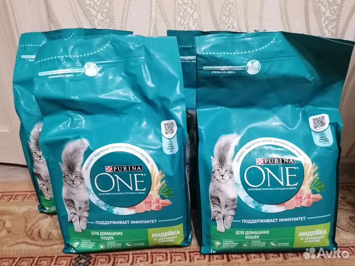 Корм сухой Whiskas, Kitekat, Purina one