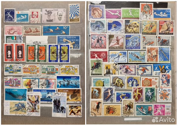 Коллекция почтовых марок Спорт