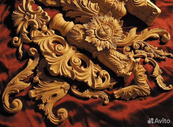 Резьба из дерева в стиле барокко