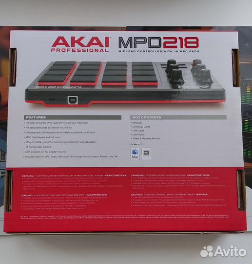 Akai Professional MPD218 Новый