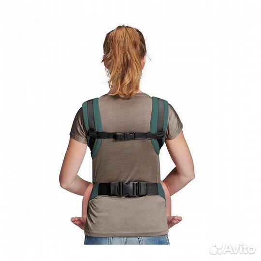 Рюкзак-кенгуру Kinderkraft Milo Nature Vibes, зеле