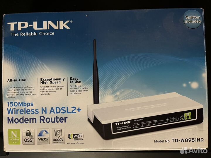 Беспроводной маршрутизатор со встроенным модемом