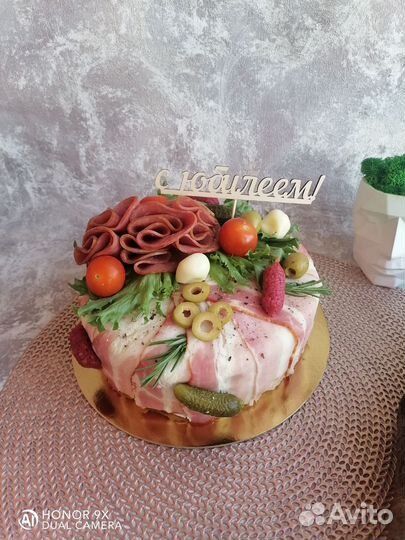 Мясной торт