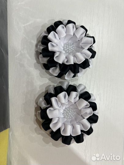 Резиночки для волос. Канзаши