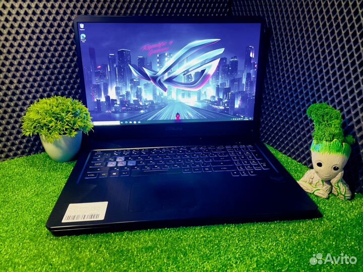 Ноутбук asus TUF 17.3 Ryzen5/8/SSD256/GTX1050