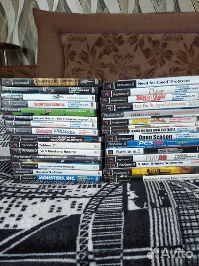 Диски Сони Пс2(чипованой)