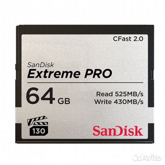 Карта памяти SanDisk Extreme PRO CFast 2.0 525MB/s