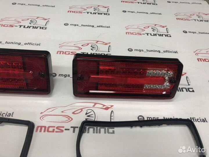 Задние фонари Mercedes G-class w463 диодные стиль1