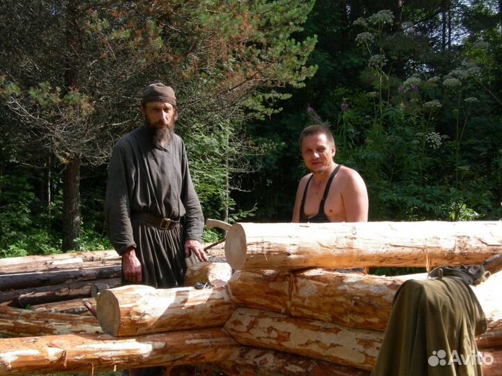 Разбор бревенчатого дома и сборка на новом месте