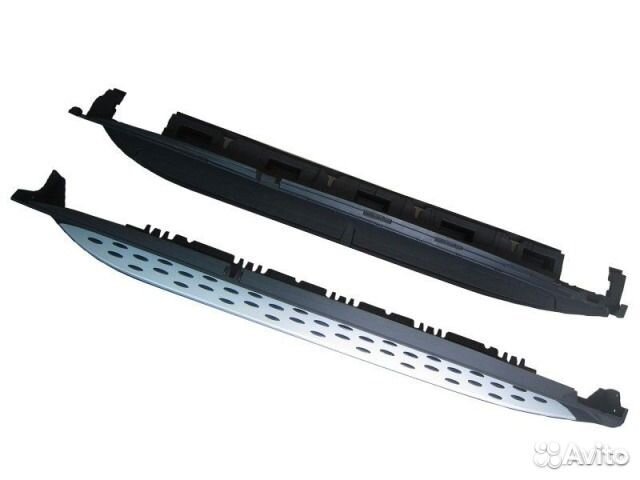 Комплект порогов Mercedes Gl-166 (с подсветкой)