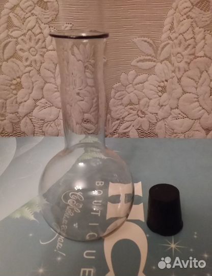 Химические колбы, воронка