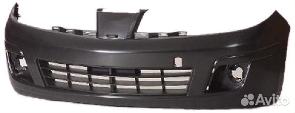 Бампер передний Nissan Tiida C11