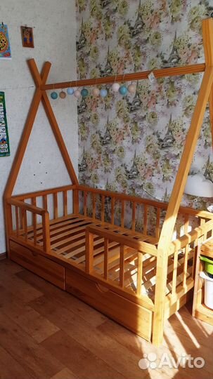 Детская кровать вигвам