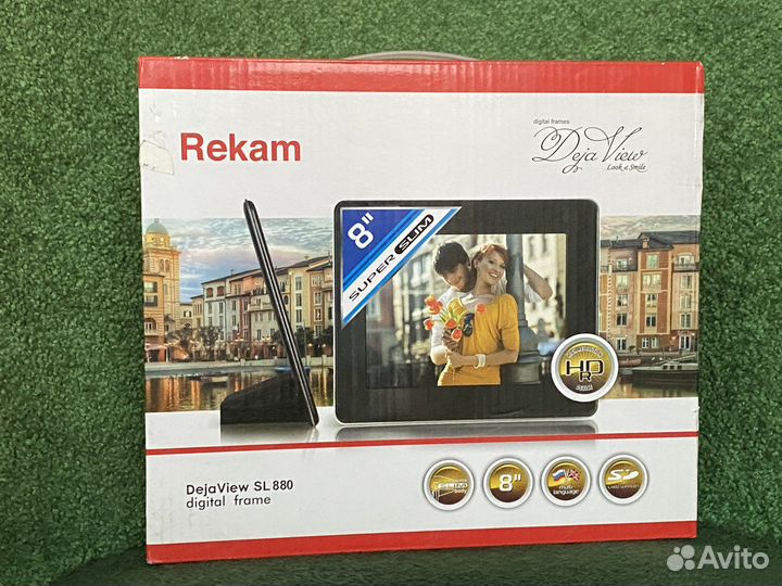 Цифровая рамка Rekam SL880 DejaView, 8.0 дюймов