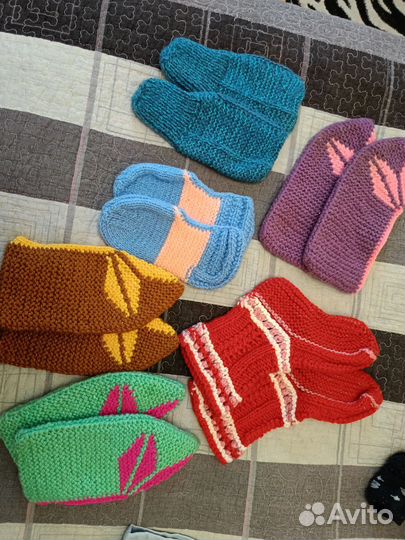 Носки вязаные