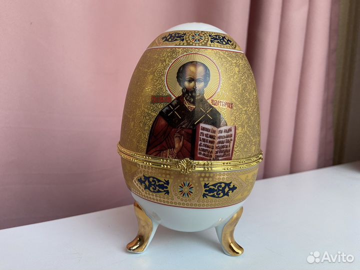 Пасхальное яйцо шкатулка