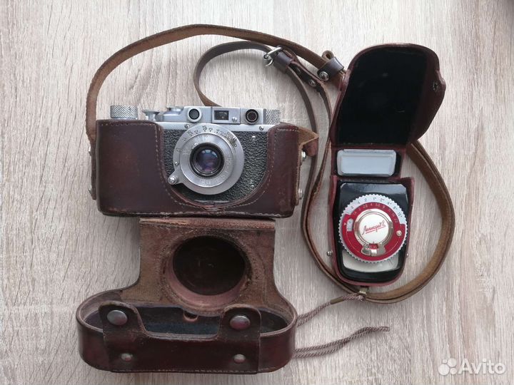 Фотоаппарат фэд и экспонометр Ленинград 2