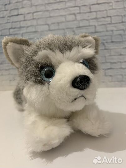 Реалистичная Мягкая игрушка aurora Собака Хаски