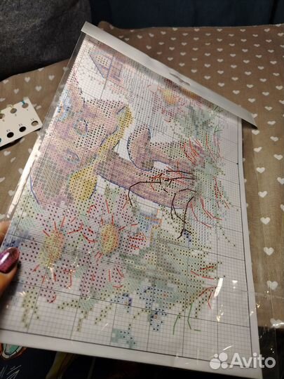 Остатки от наборов для вышивания