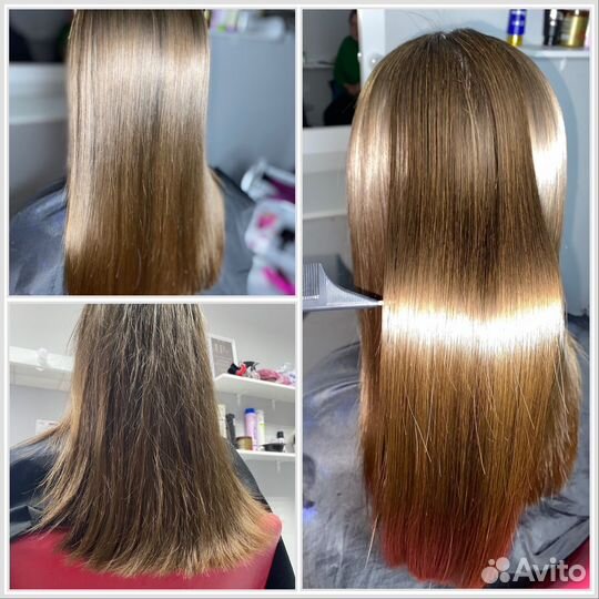 Кератиновое выпрямление / ботокс волос