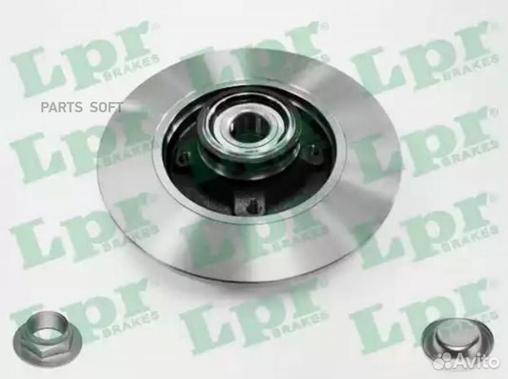 LPR C1013PCA Диск тормозной (с подшипником) C1013PCA