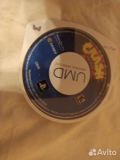 Crash Игра psp Umd лицензия рабочая б. У