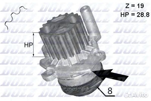 Помпа, водяной насос VAG A3/Fabia/Octavia/Golf VI