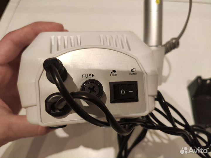 Новый аппарат для маникюра+фрезы 43 шт