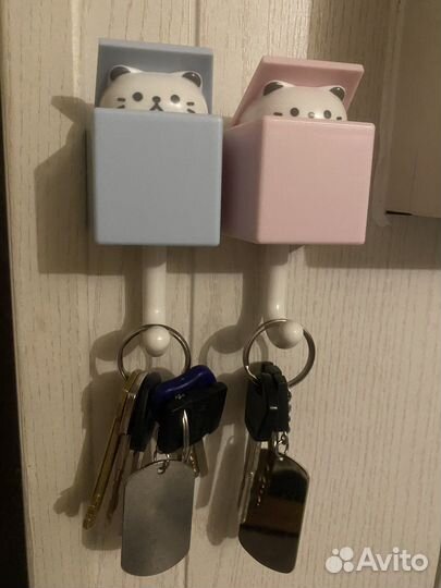 Крючок кошка ключница вешалка