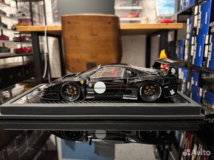 18040B VIP Ferrari F40 black 1:18