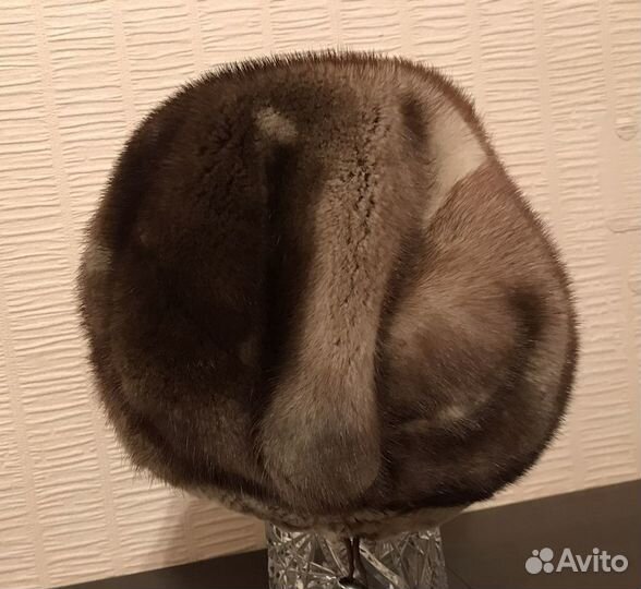 Берет норковый женский мягкий