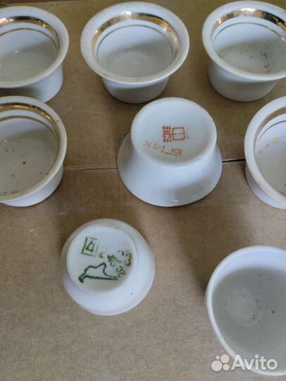 Фарфоровые солонки СССР